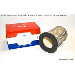 Miw (MEIWA) filtr powietrza honda cx 500A/B/C/E`78-84, gl 500`81-82, cb 450S (HFA1402)