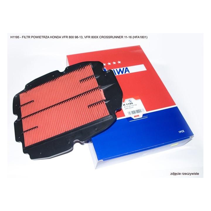 Miw (MEIWA) filtr powietrza honda vfr 800 98-13, vfr 800X crossrunner 11-16 (HFA1801) (20)