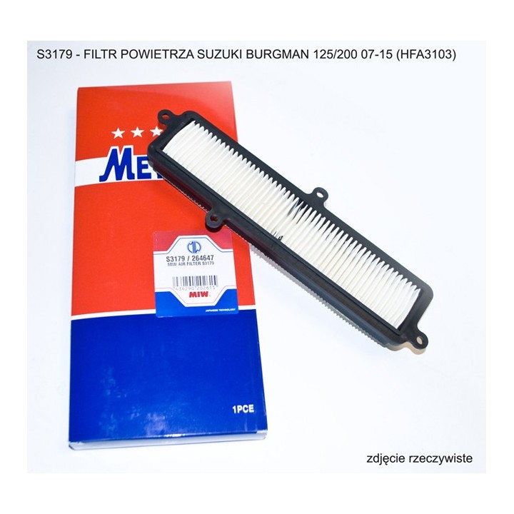 Miw (MEIWA) filtr powietrza suzuki burgman 125/200 07-15 (HFA3103) (50)