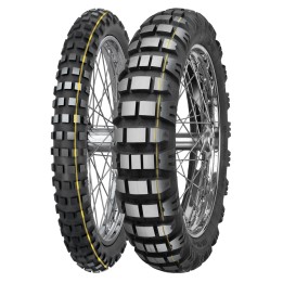 MITAS OPONA 110/80-19 E-09 DAKAR 59R TL M+S PRZÓD (ŻÓŁTY PASEK) DOT 11/2023 (24457) WYCOFANE (ZAMIENNIK:70001020)