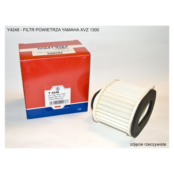 Miw (MEIWA) filtr powietrza yamaha xvz 1300 royal star 05-13 (2SZT. na motocykl) (HFA4918)