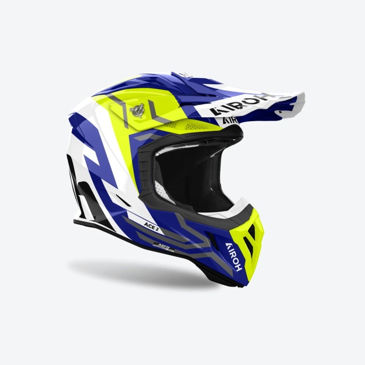 AIROH PROMOCJA KASK CROSS / ENDURO / ATV / QUAD AVIATOR ACE 2 GROUND YELLOW GLOSS