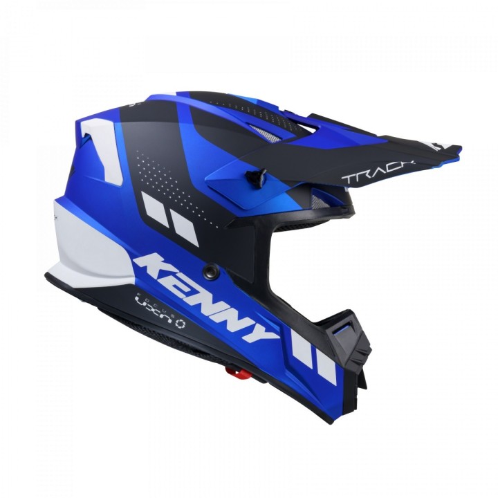 KENNY RACING KASK CROSS/ENDURO MODEL TRACK GRAPHIC CANDY BLUE MATT - 64 CM )