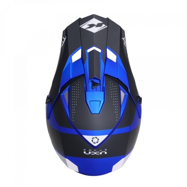 KENNY RACING KASK CROSS/ENDURO MODEL TRACK GRAPHIC CANDY BLUE MATT - 64 CM )