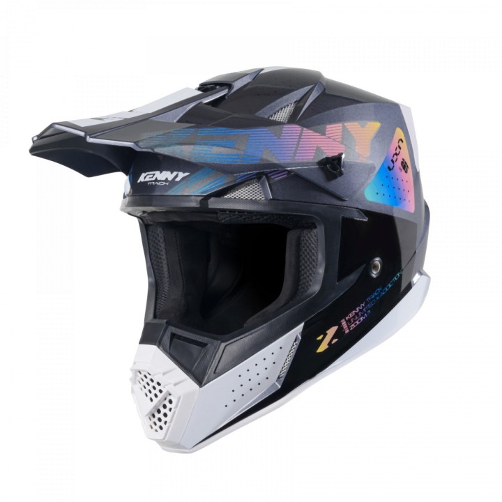 KENNY RACING KASK CROSS/ENDURO MODEL TRACK GRAPHIC ZOOM BLACK - 64 CM )