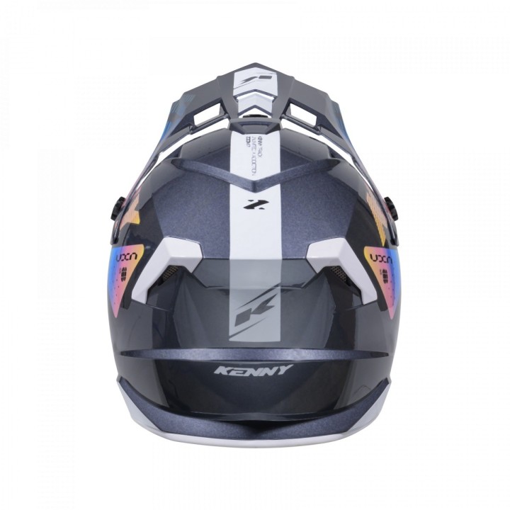 KENNY RACING KASK CROSS/ENDURO MODEL TRACK GRAPHIC ZOOM BLACK - 64 CM )