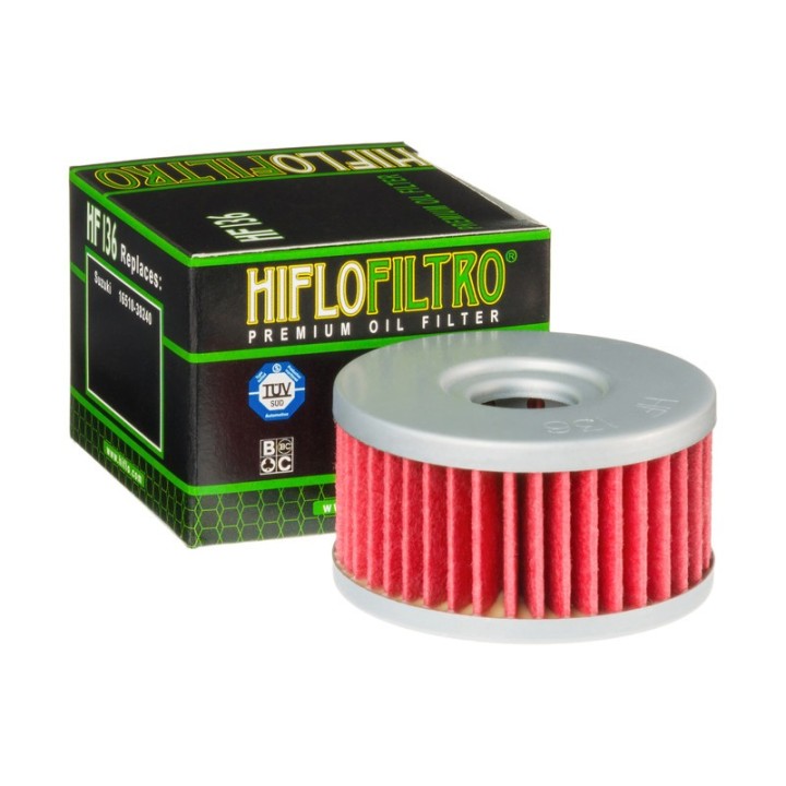 HIFLO filtr oleju hf 136 betamotor, suzuki dr 350/ gz 250 (50)