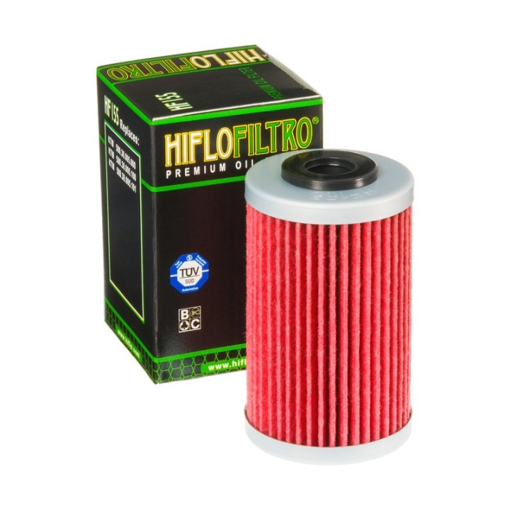 HIFLO filtr oleju hf 155 ktm SX/EXC/LC4 duke 125/200/390/620/640/690 (50)