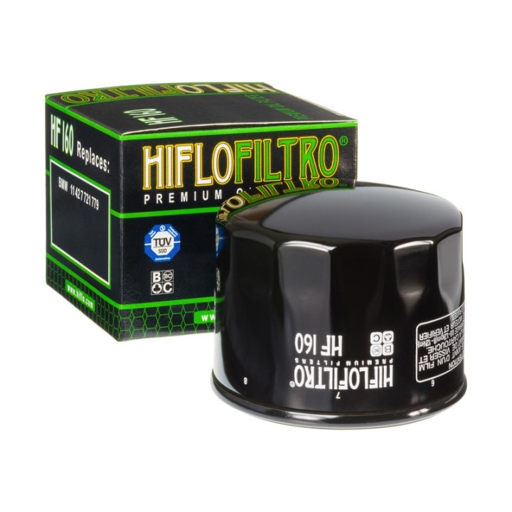 HIFLO filtr oleju hf 160 bmw K1200/1300, S1000RR, f 650/700/800 gs 07-16 (50)