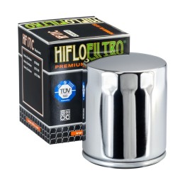 HIFLO filtr oleju hf 171 harley-davidson (chromowany) (50)
