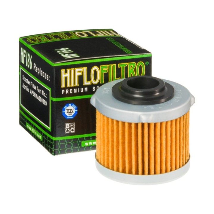HIFLO filtr oleju hf 186 aprilia scarabeo 125/200 (50)