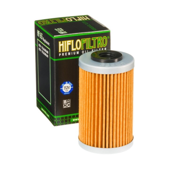 HIFLO filtr oleju hf 655 sxf/excf 250 '06-'12, EXC450/500, husaberg '09-'12 (50)