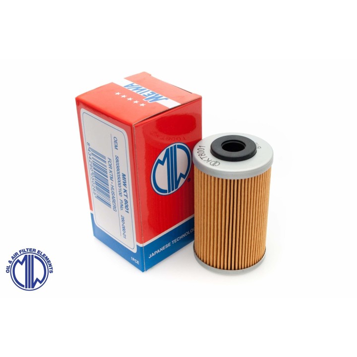 Miw (MEIWA) filtr oleju ktm SX/EXC/LC4 duke 125/200/390/620/640/690 (HF155) (50)