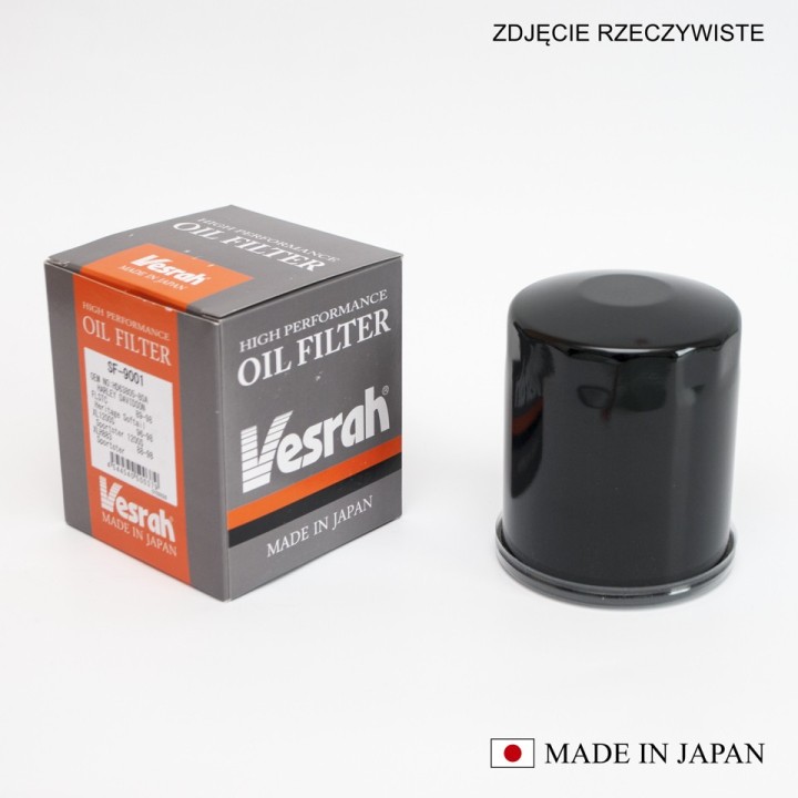 VESRAH filtr oleju HF170B harley davidson (czarny) (made in japan)