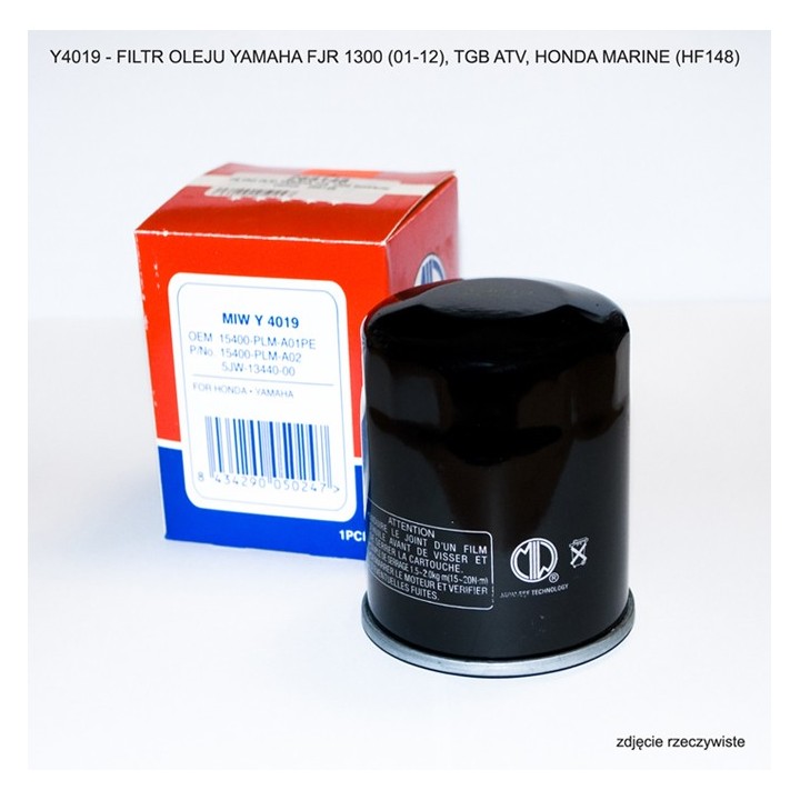 Miw (MEIWA) filtr oleju yamaha fjr 1300 (01-12), tgb ATV, honda marine (HF148) (50)