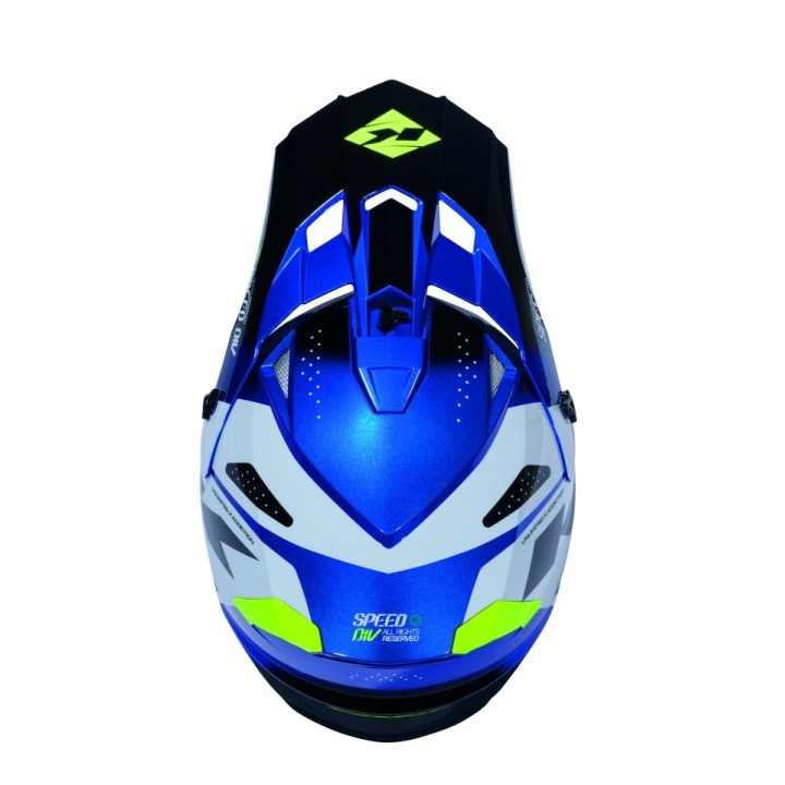 KENNY RACING KASK CROSS/ENDURO TRACK GRAPHIC SPEED NEON BLUE
