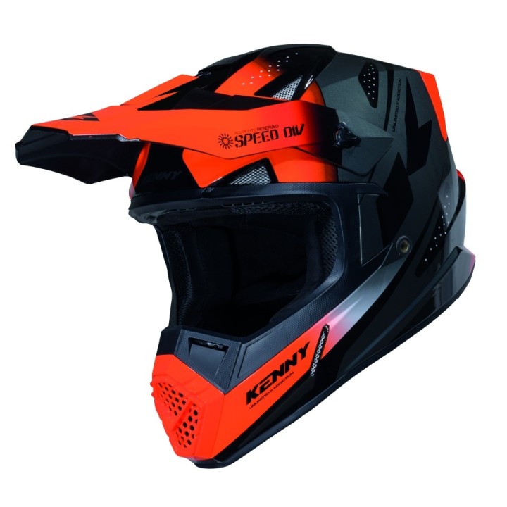 KENNY RACING KASK CROSS/ENDURO TRACK GRAPHIC SPEED NEON ORANGE