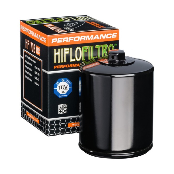 HIFLO filtr oleju HF170BRC racing harley-davidson czarny