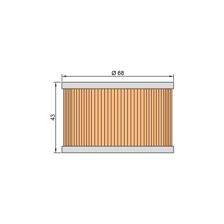 Twin air filtr oleju hf 111 honda cx 500/ trx 400-680 (50)