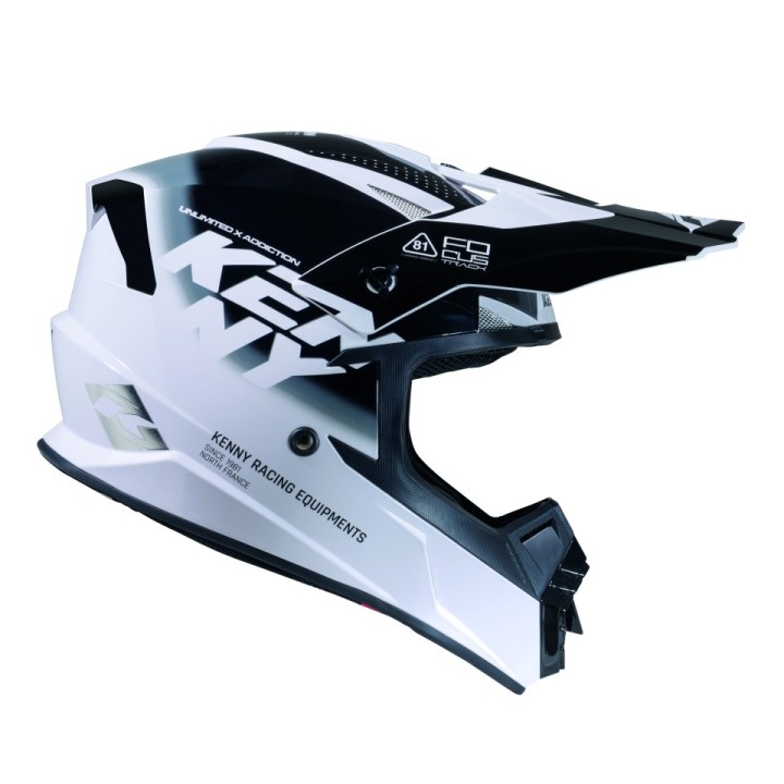 KENNY RACING KASK CROSS/ENDURO TRACK GRAPHIC FOCUS BLACK