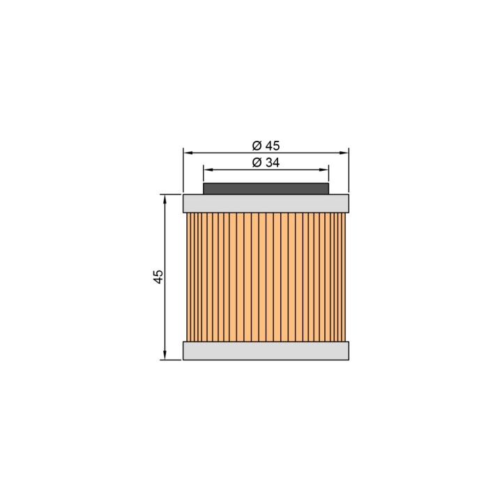 Twin air filtr oleju hf 154 husqvarna te/tc (00-07) (50)