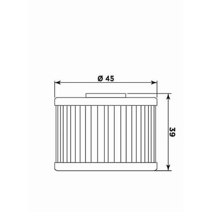 Miw (MEIWA) filtr oleju aprilia mxv 450 '08-'15 (HF575) (50)