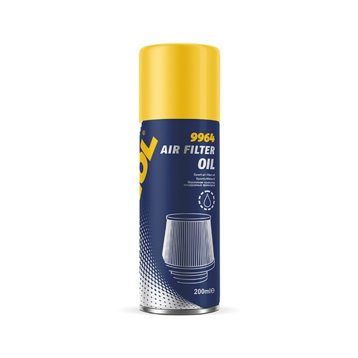 MANNOL air filter oil płyn (olej) do nasączania filtrów powietrza w spray'u 200ML (9964) (24)