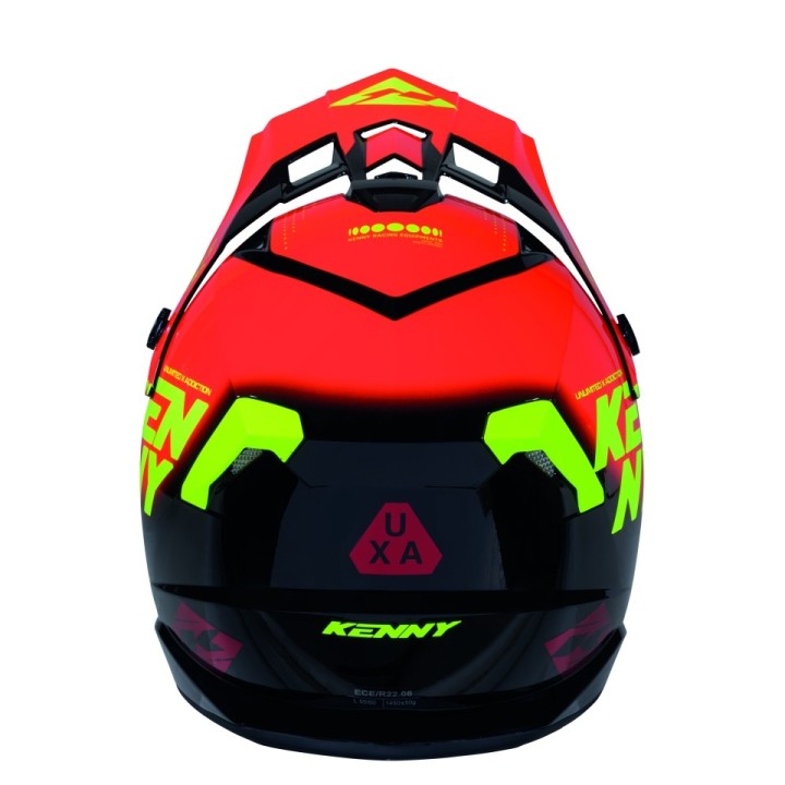 KENNY RACING KASK CROSS/ENDURO TRACK GRAPHIC FOCUS RED