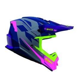 KENNY RACING KASK CROSS/ENDURO TRACK KID/JUNIOR/DZIECIĘCY GRAPHIC SPEED PURPLE PINK - 50 CM )