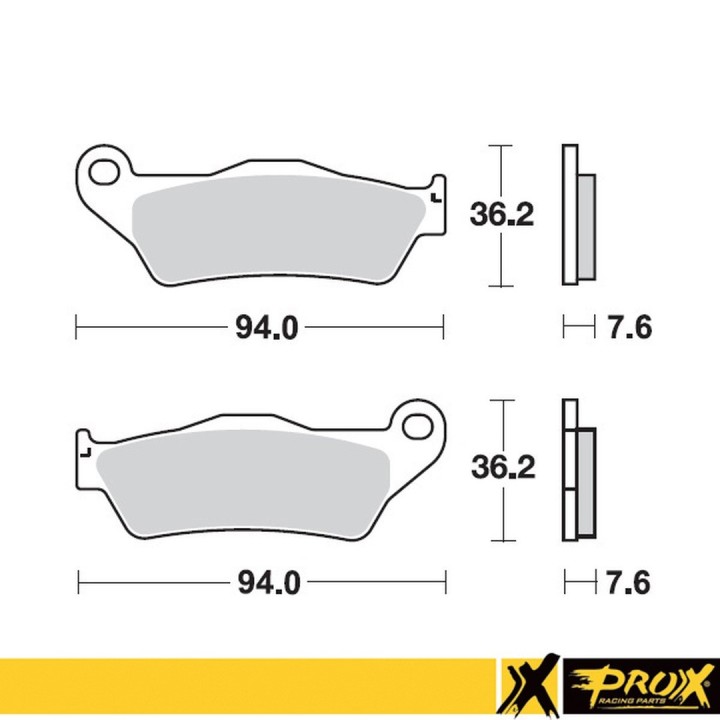 PROX klocki hamulcowe KH181 ktm, gas gas, husqvarna, przód (10)