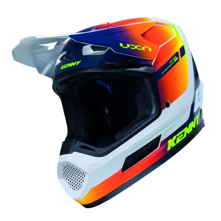 KENNY RACING KASK CROSS/ENDURO PERFORMANCE ERT GRAPHIC NAVY ORANGE RACING SPE