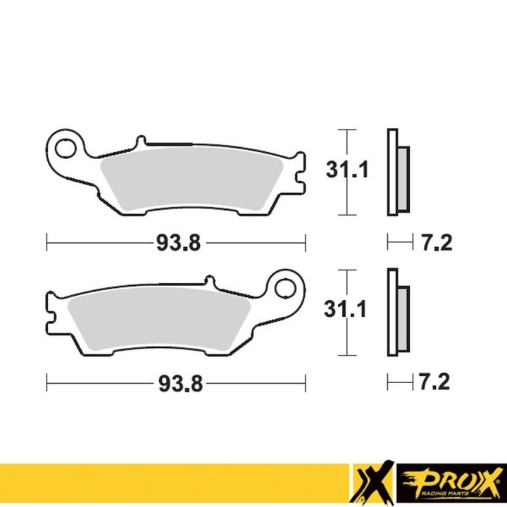PROX klocki hamulcowe KH450 yamaha yz 125/250/250F/450F '08-16 przód (10)