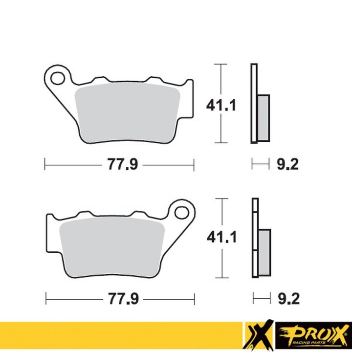 PROX klocki hamulcowe KH208 ktm 125/200/250 '94-03 tył (10)