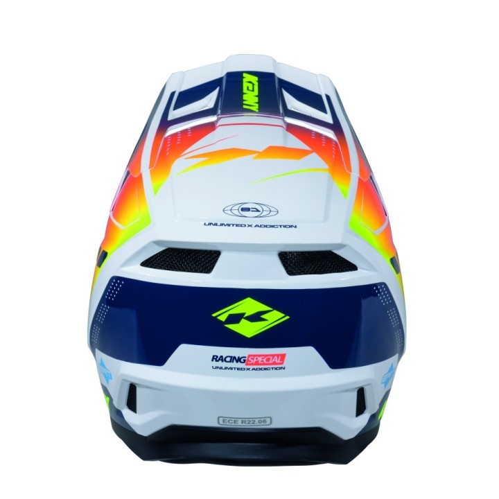 KENNY RACING KASK CROSS/ENDURO PERFORMANCE ERT GRAPHIC NAVY ORANGE RACING SPE
