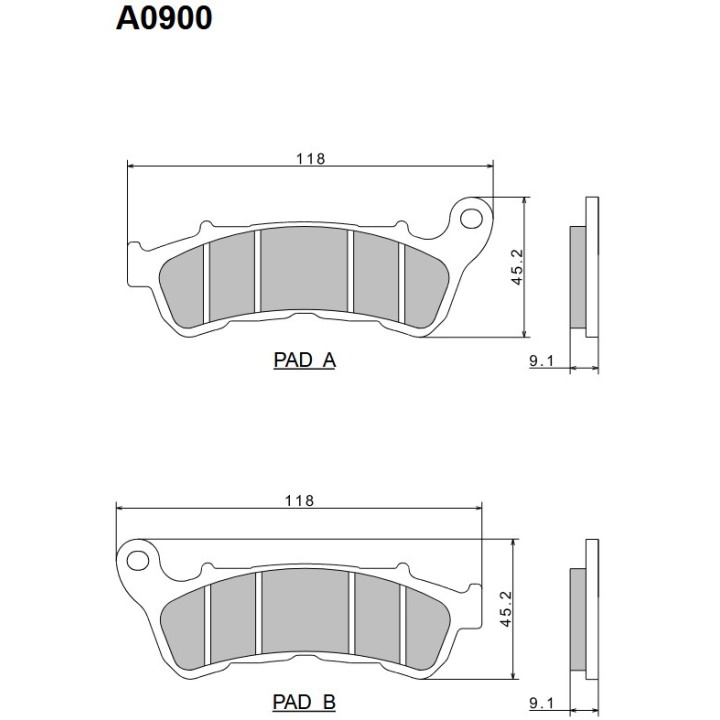 NISSIN klocki hamulcowe KH388 premium semi-metallic (spiek metaliczny) (ece R90) (made in japan) (2P-308NS)