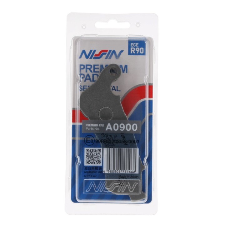NISSIN klocki hamulcowe KH388 premium semi-metallic (spiek metaliczny) (ece R90) (made in japan) (2P-308NS)