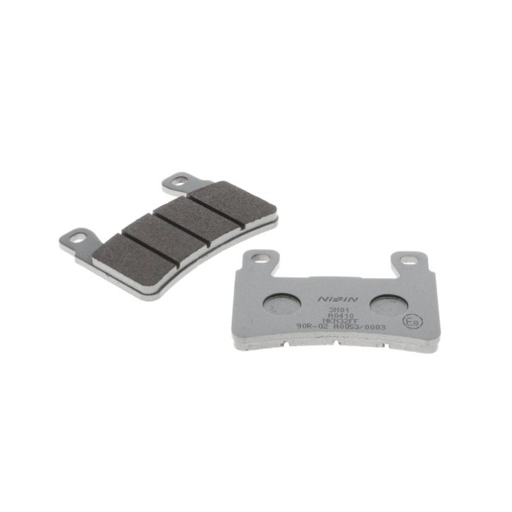 NISSIN klocki hamulcowe KH265 / KH296 premium semi-metallic (spiek metaliczny) (ece R90) (made in japan) (2P-245NS)