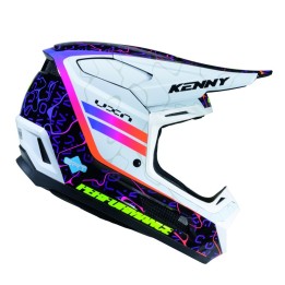KENNY RACING KASK CROSS/ENDURO PERFORMANCE ERT GRAPHIC + WAVE BLACK WHITE