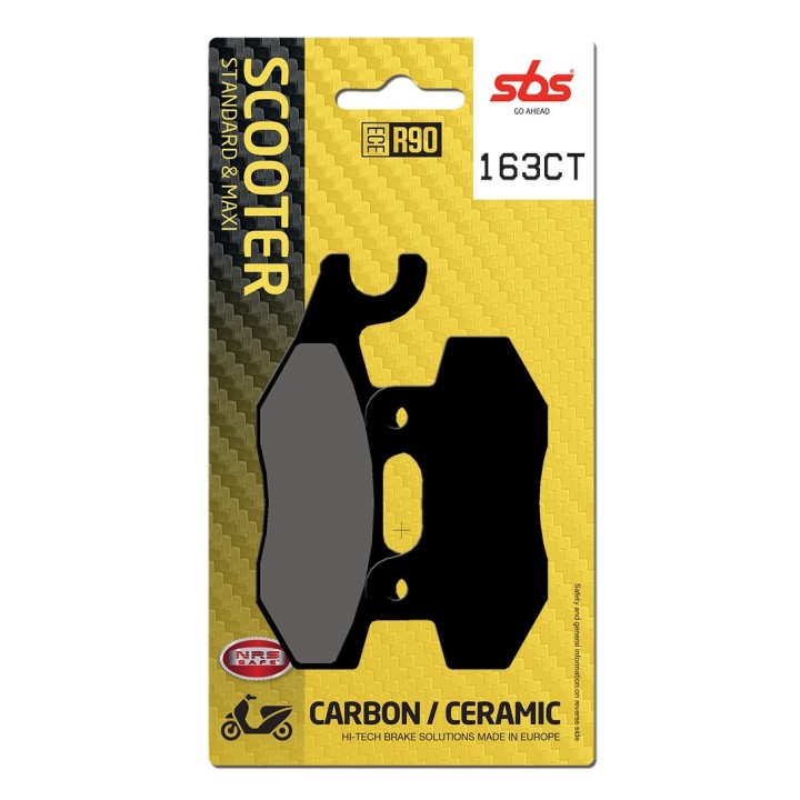 SBS klocki hamulcowe KH228 maxi carbon carbon tech