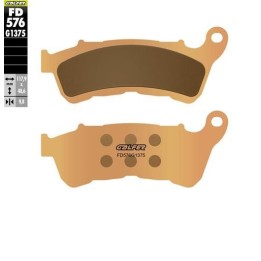 GALFER klocki hamulcowe spiek metaliczny (złote) street przód harley davidson xl 883 superlow '08-'14
