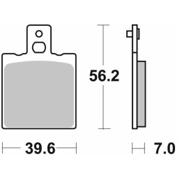 SBS klocki hamulcowe KH047 / KH47 off-road sinter