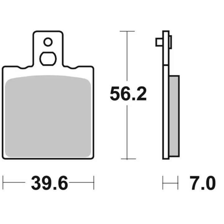 SBS klocki hamulcowe KH047 / KH47 off-road sinter