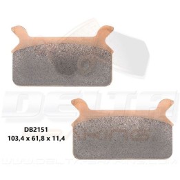 DELTA BRAKING klocki hamulcowe KH201 harley