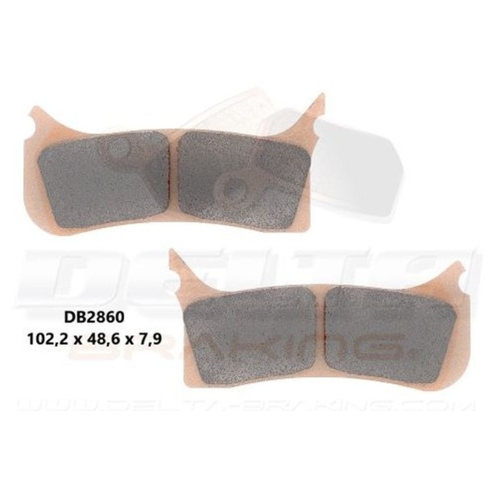 DELTA BRAKING klocki hamulcowe KH406 supermoto front