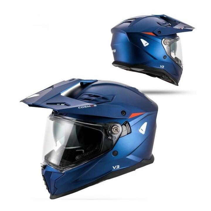 UFO 2026/01 KASK COSMOS OFFROAD / DUAL / TOURER / CROSSOVER Z SZYBĄ, DASZKIEM I BLENDĄ PRZECIWSŁONECZNĄ - KOLEKCJA 2026