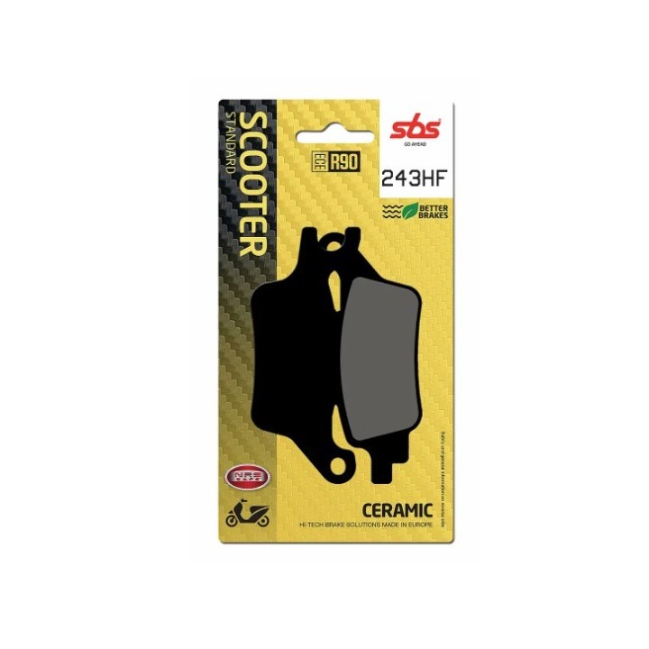 SBS klocki hamulcowe kh... street standart ceramic pasuje do: yamaha cygnus ray-zr 125 '23-'25 , przód