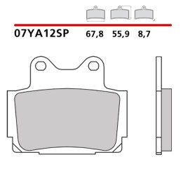 BREMBO 2026/05 klocki hamulcowe KH104 road sinter sp (spiek metaliczny) (ece R90)