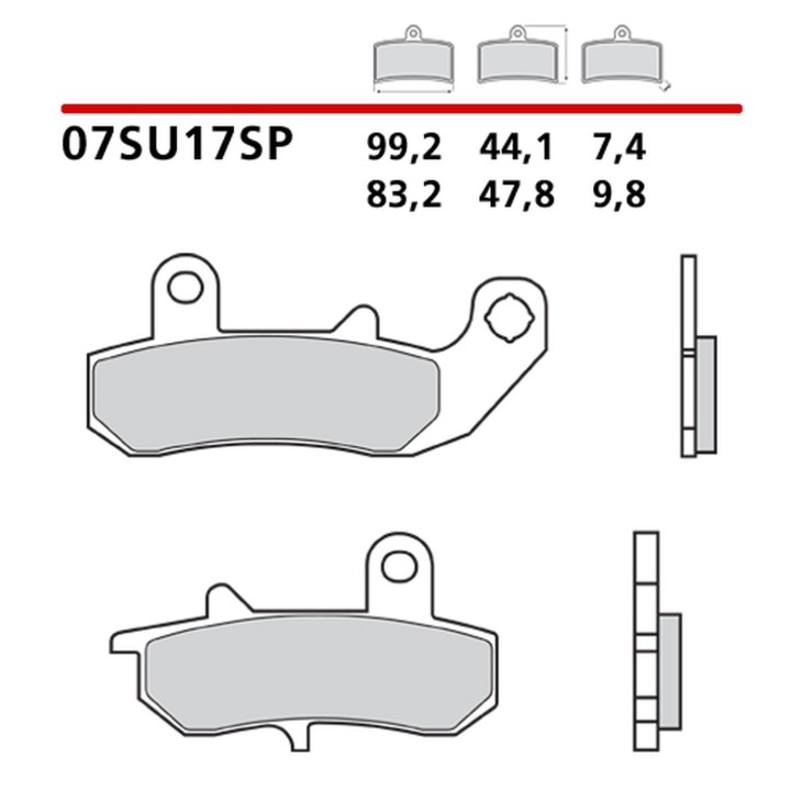 BREMBO 2026/05 klocki hamulcowe KH157 road sinter sp (spiek metaliczny) (ece R90)