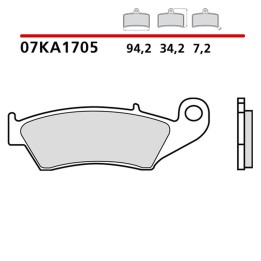 BREMBO 2026/05 klocki hamulcowe KH185 road / off road genuine carbon ceramic (półmetaliczne mieszanka oem)