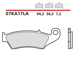 BREMBO 2026/05 klocki hamulcowe KH185 road sinter la (spiek metaliczny) (ece R90)